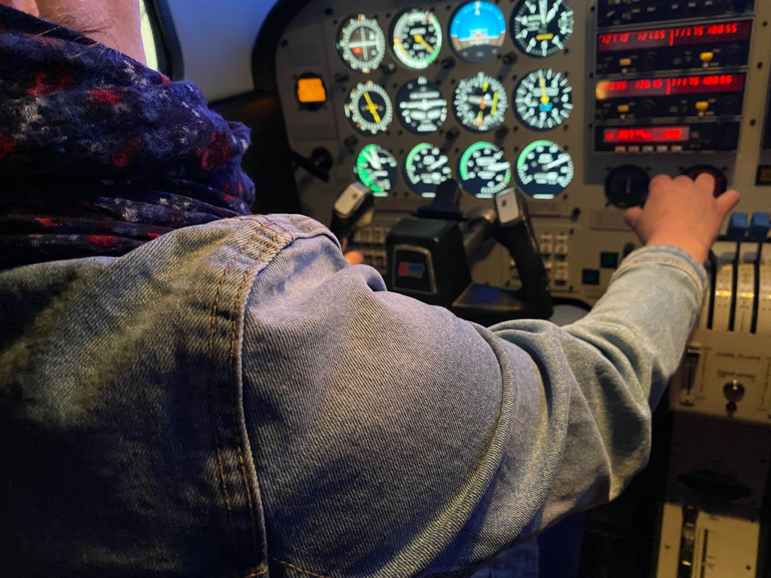 Piper PA/34 Cockpit