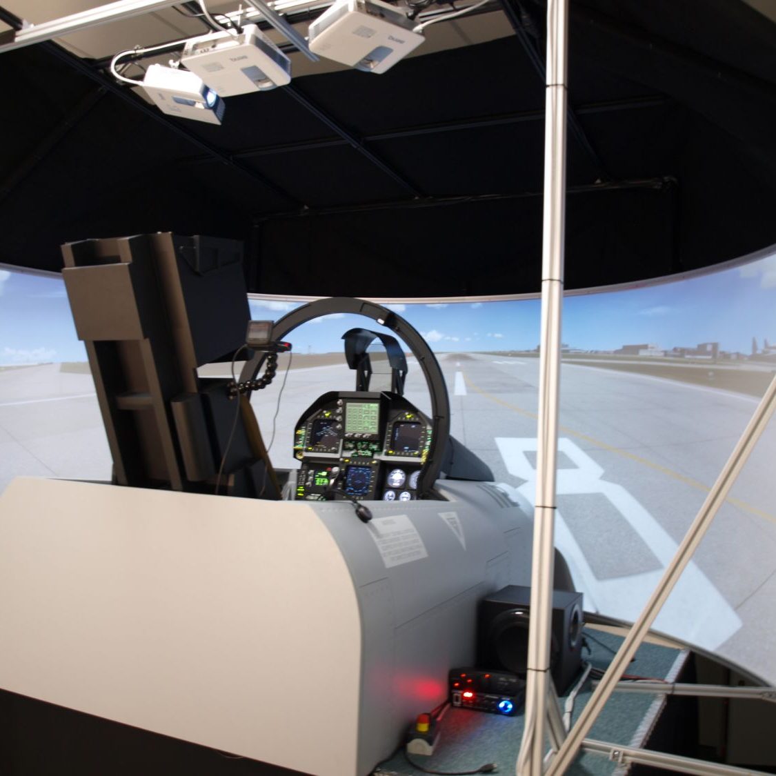 F/A-18 Super Hornet F/A-18 Super Hornet Flugzeug Simulator Cockpit Ansicht
