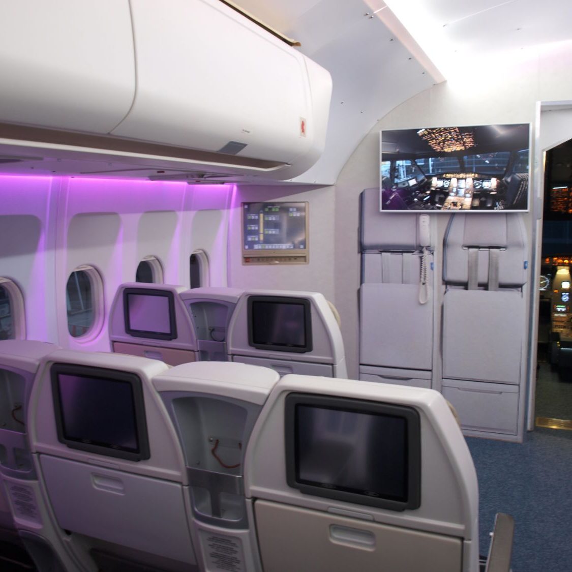 Flugzeug Innenansicht Flugzeug Simulator Innenansicht Flightdeck L.E.